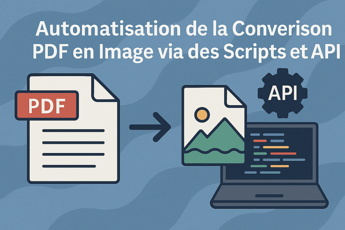 Automatisation de la Conversion PDF en Image via des Scripts et API