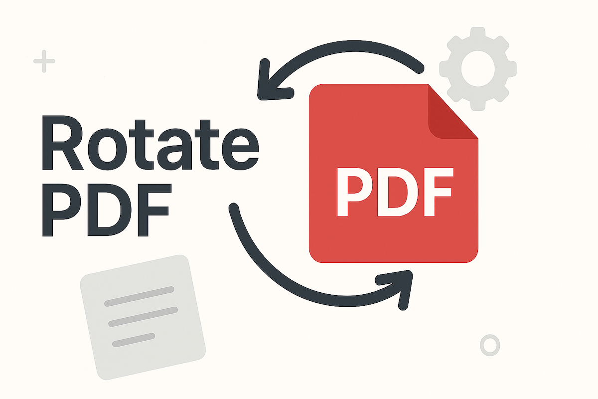Cách xoay tài liệu PDF trực tuyến miễn phí – Đơn giản, nhanh chóng, không cần đăng ký
