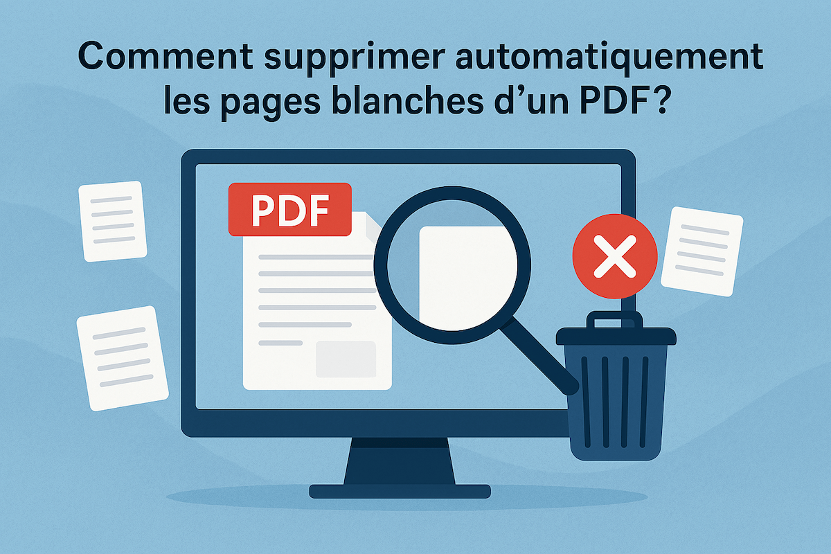 Comment supprimer automatiquement les pages blanches d’un PDF?