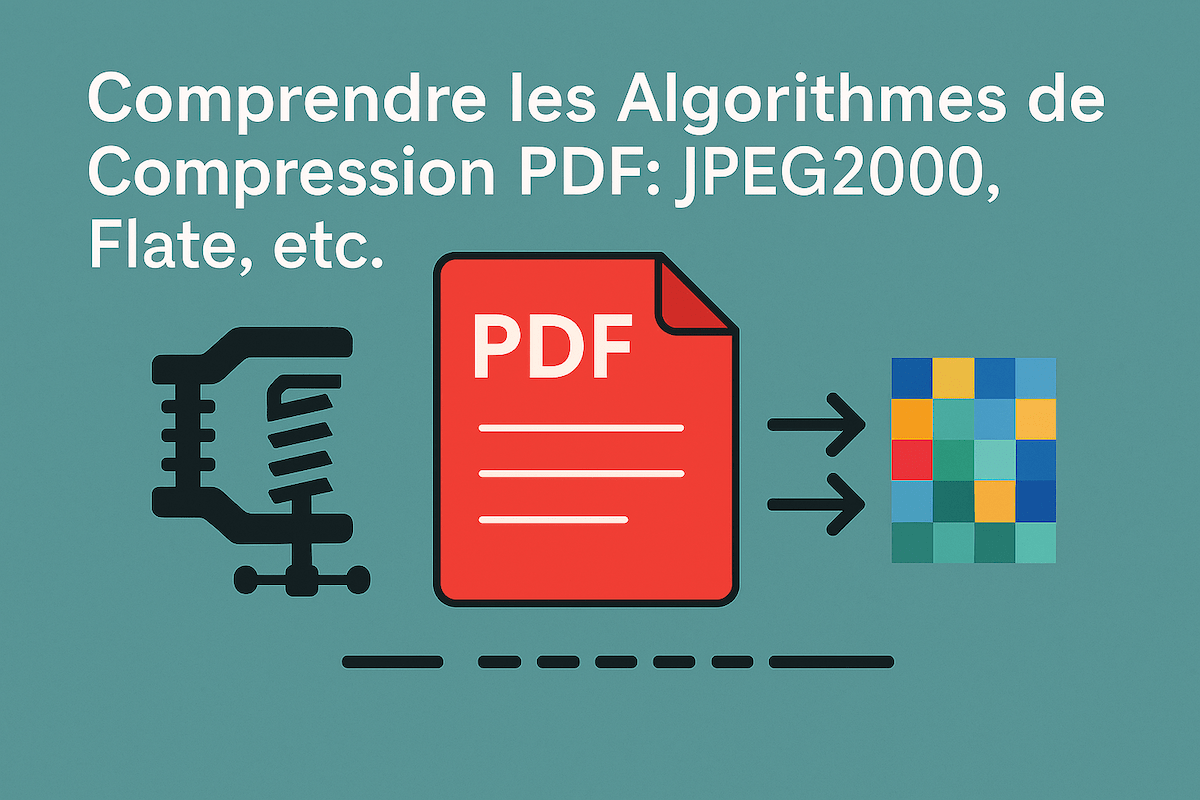 Comprendre les Algorithmes de Compression PDF: JPEG2000, Flate, etc.
