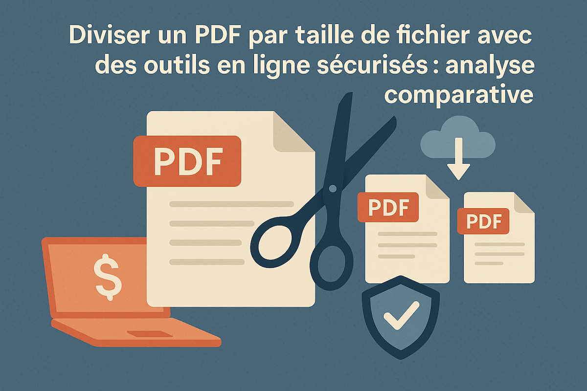 Diviser un PDF par taille de fichier avec des outils en ligne sécurisés : analyse comparative