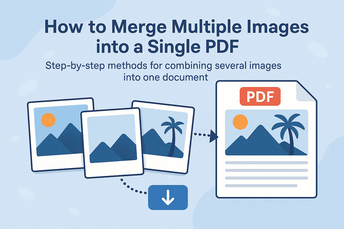 How to Merge Multiple Images into a Single PDF – Step-by-step methods for combining several images into one document