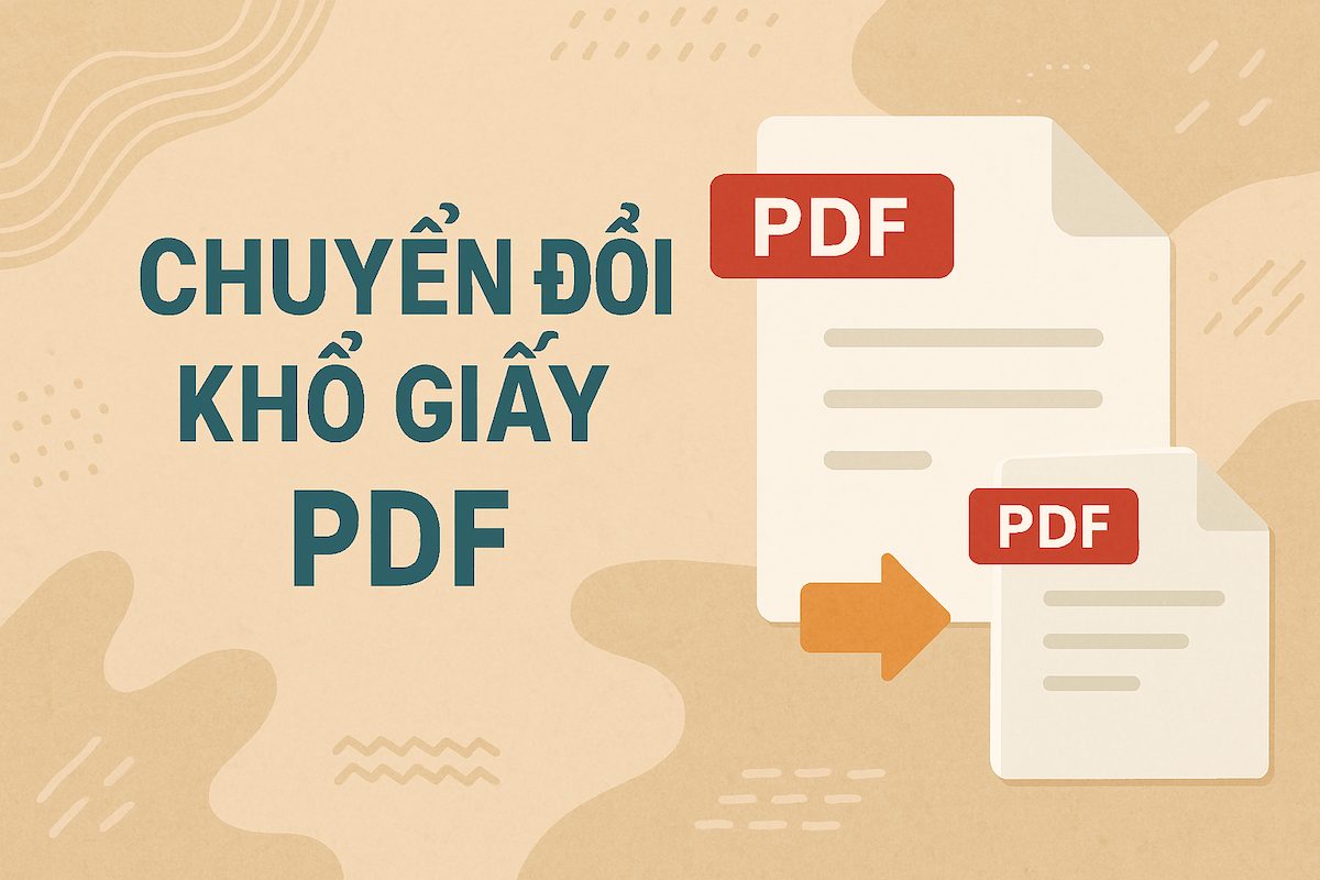 Hướng dẫn chuyển đổi khổ giấy của tài liệu PDF trực tuyến – Đơn giản, nhanh chóng, tùy chỉnh linh hoạt
