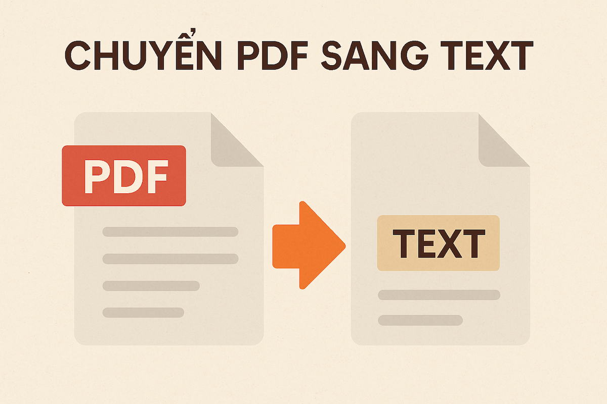 Hướng dẫn chuyển đổi PDF sang Text trực tuyến miễn phí – Trích xuất văn bản dễ dàng, nhanh chóng