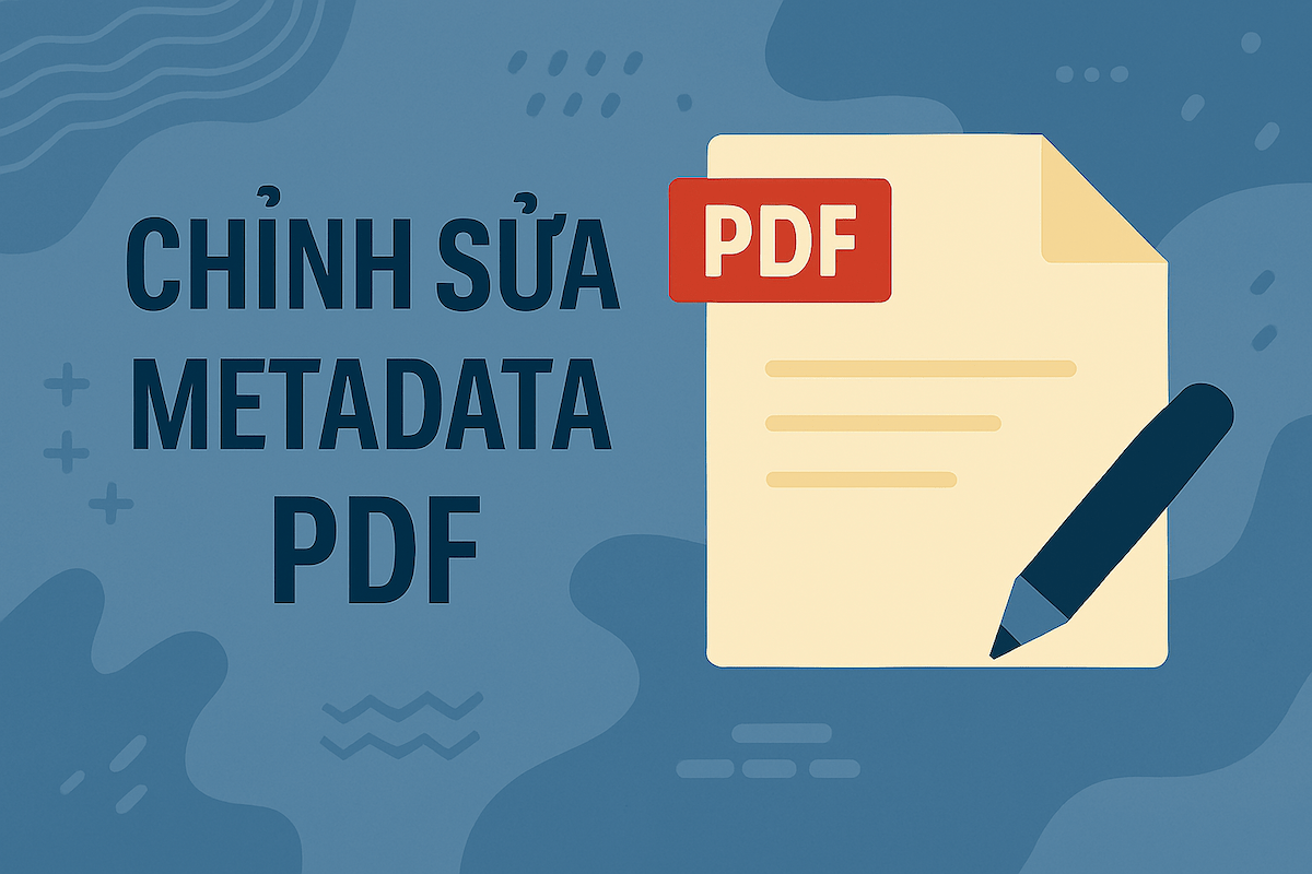 Hướng dẫn thay đổi thông tin tài liệu PDF (metadata) trực tuyến – Nhanh chóng, dễ dàng, miễn phí