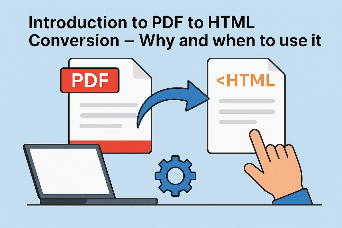 Introduction to PDF to HTML Conversion – Why and when to use it