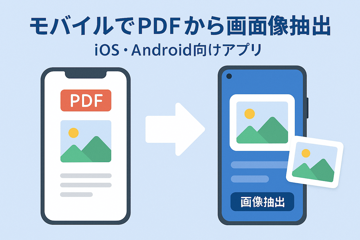 モバイルでPDFから画像抽出 – iOS・Android向けアプリ