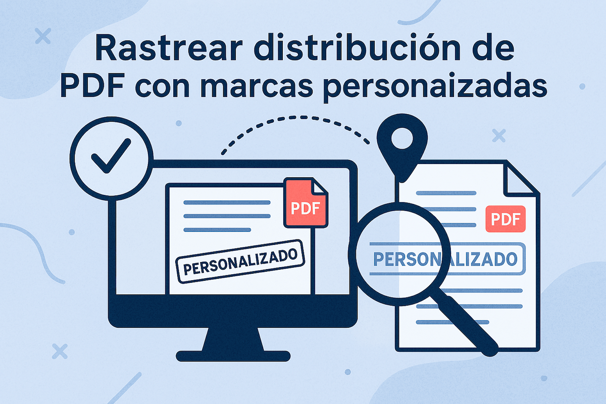 Rastrear distribución de PDF con marcas personalizadas