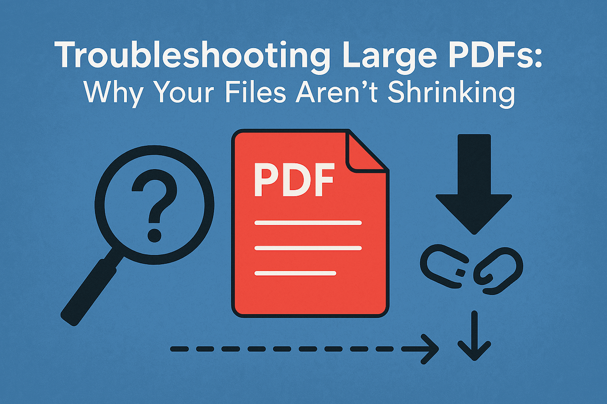 Troubleshooting Large PDFs: Why Your Files Aren't Shrinking